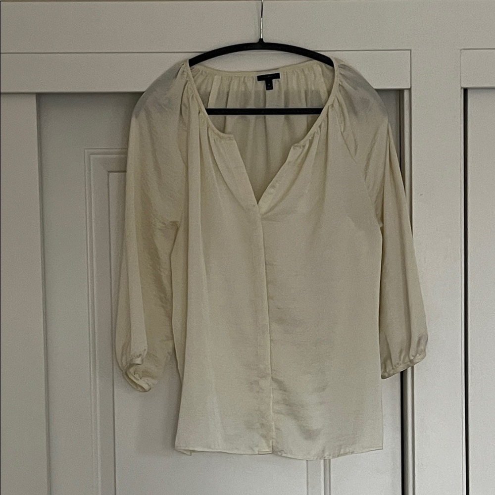 Elegant Cream Talbots Women’s Top